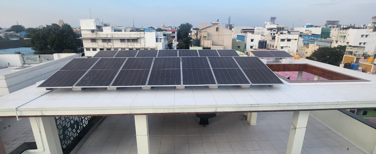 Successfully Installed & Commissioned – 20 kW Residential Solar Power Plant, Kanchipuram - Image 2