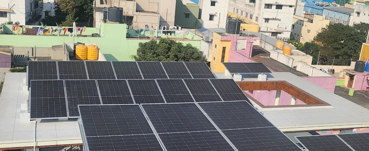 Successfully Installed & Commissioned – 20 kW Residential Solar Power Plant, Kanchipuram - Image 3
