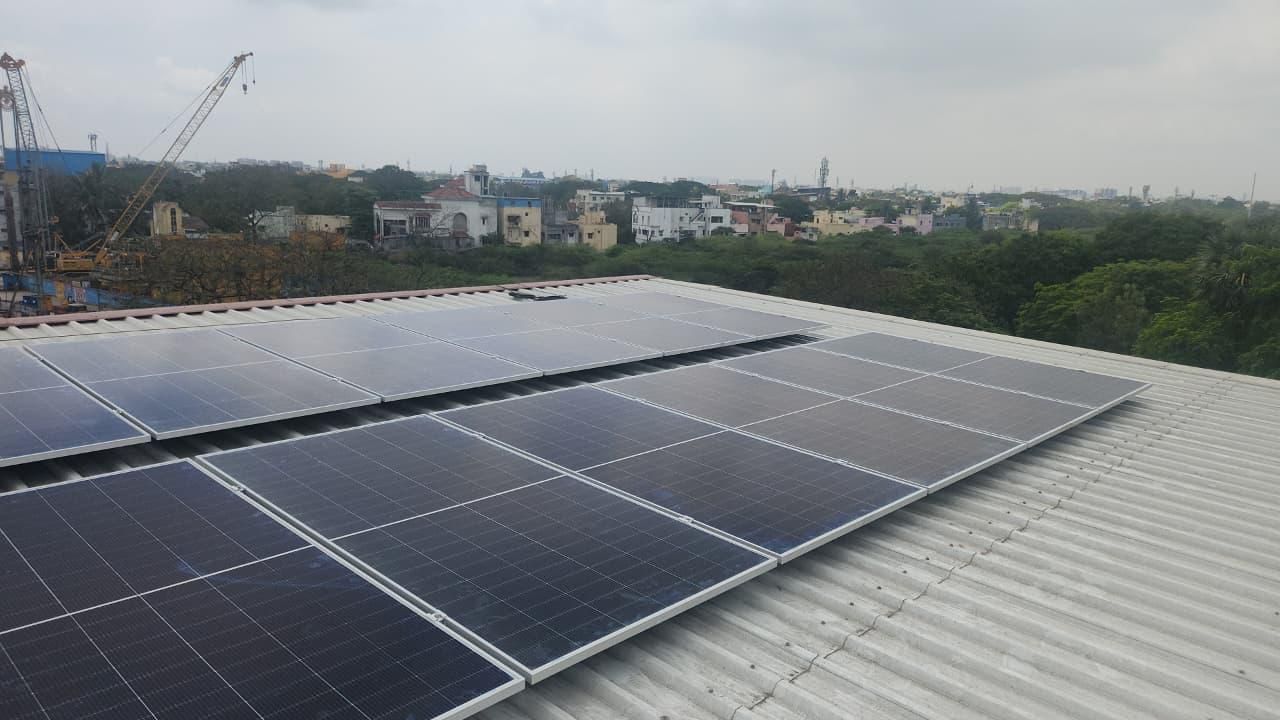 BSV Motors - 10 KW Solar Power System, Madhavaram - Image 2