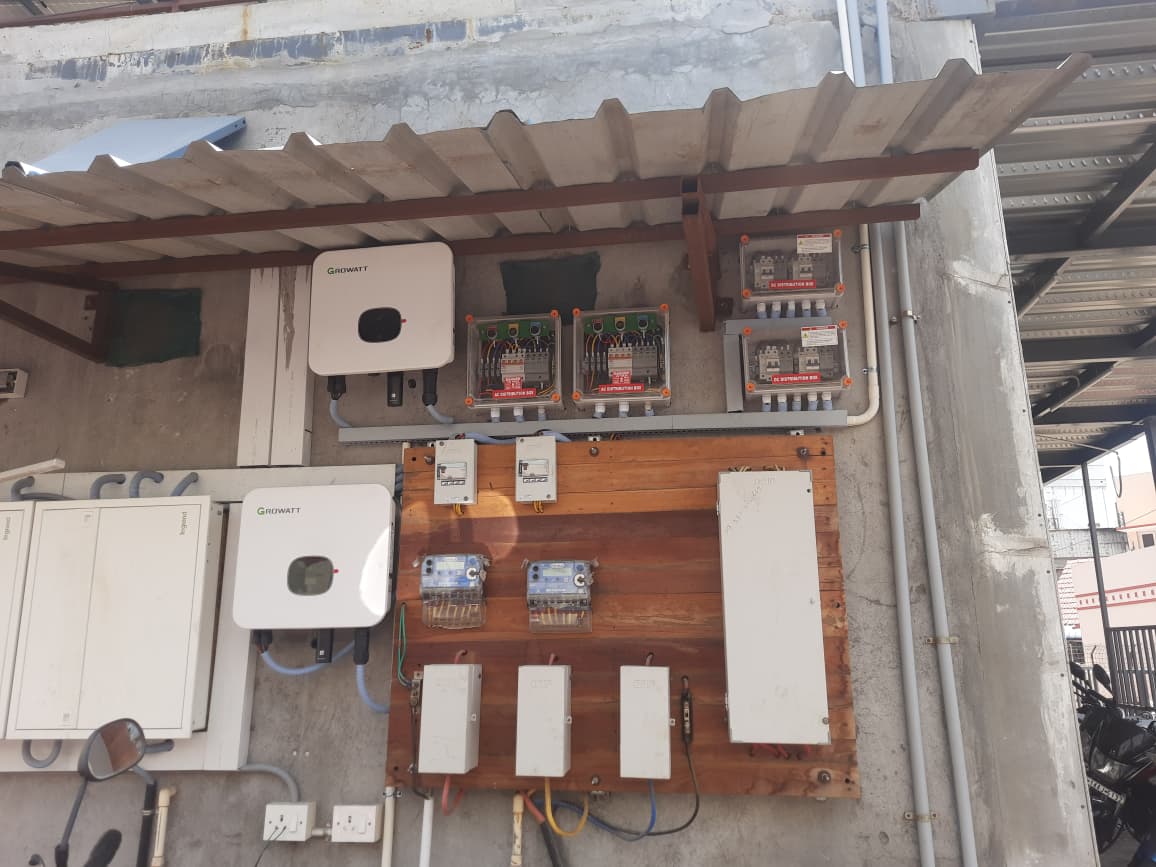 Hero Showroom Medavakkam - 20 KW High Raised Structure - Image 2