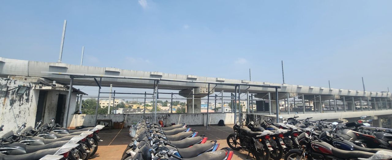 Powering Sustainability with Smart Space Utilization: 10 kW Solar Installation and commissioning at HM Motors, heromotocorp, Porur - Image 2