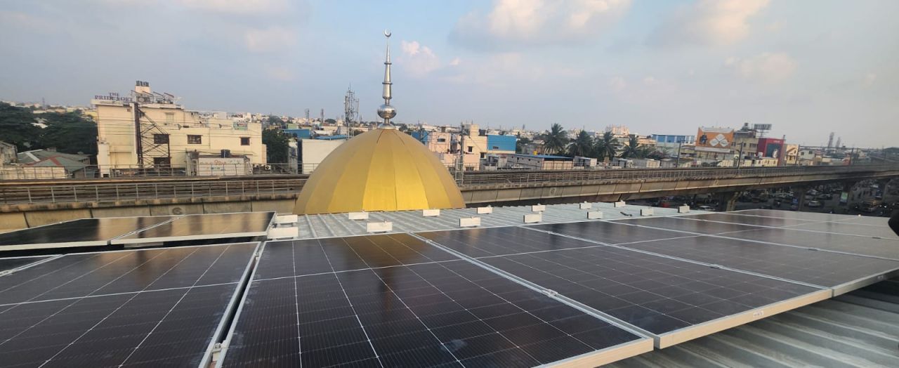 Installation & Commissioning completed - 10KW Solar Power Plant - Image 2
