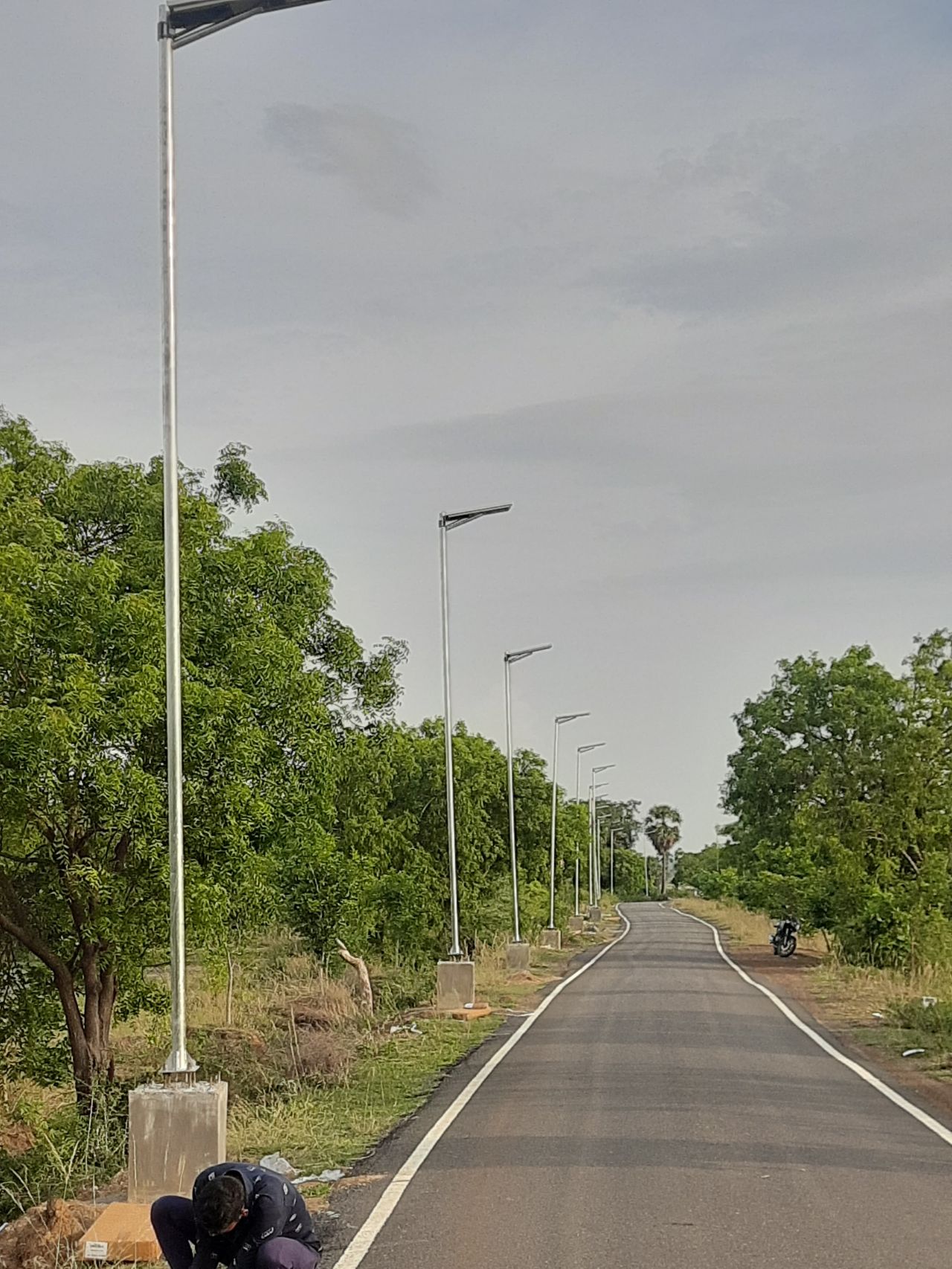 SRM College of Agricultural Sciences - Solar Street Light Installation - Image 1