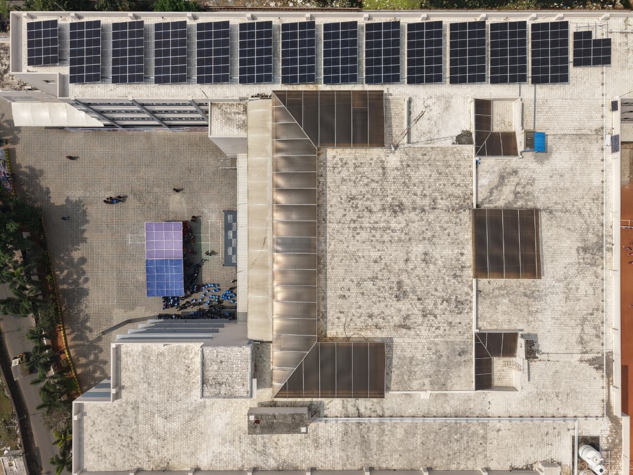 VELAMMAL NEXUS SCHOOL - 110 KW Solar Power Project - Image 2