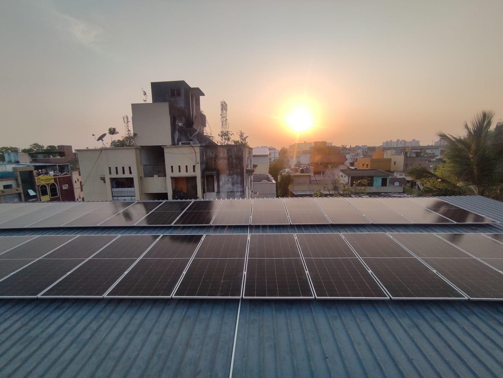 VINAYAGA HERO MOTORS (Ashok Nagar): 30KW Commissioned - Image 2